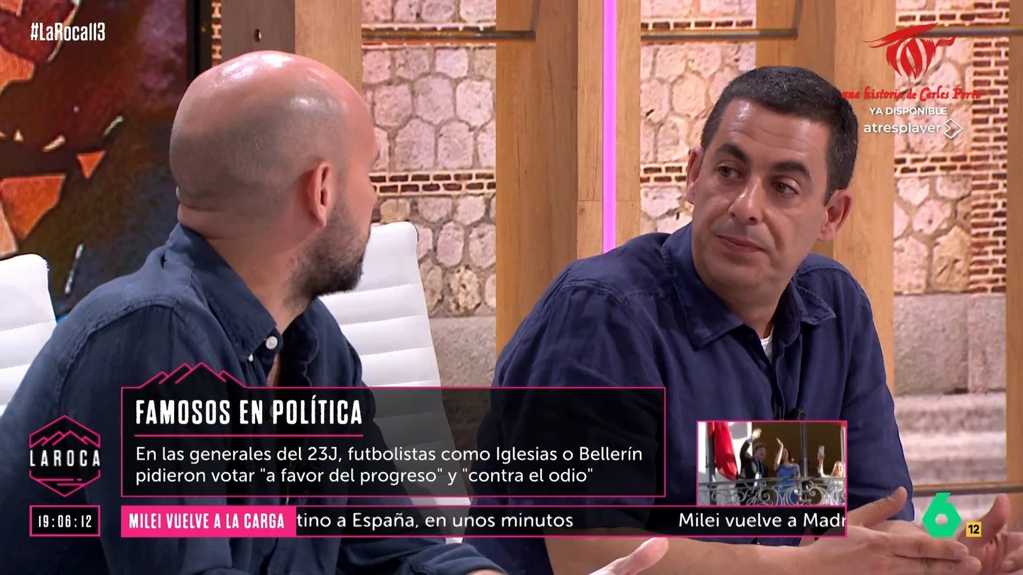 Gonzalo Miró y Antonio Naranjo debaten en La Roca Gonzalo Miró y Antonio Naranjo debaten en La Roca