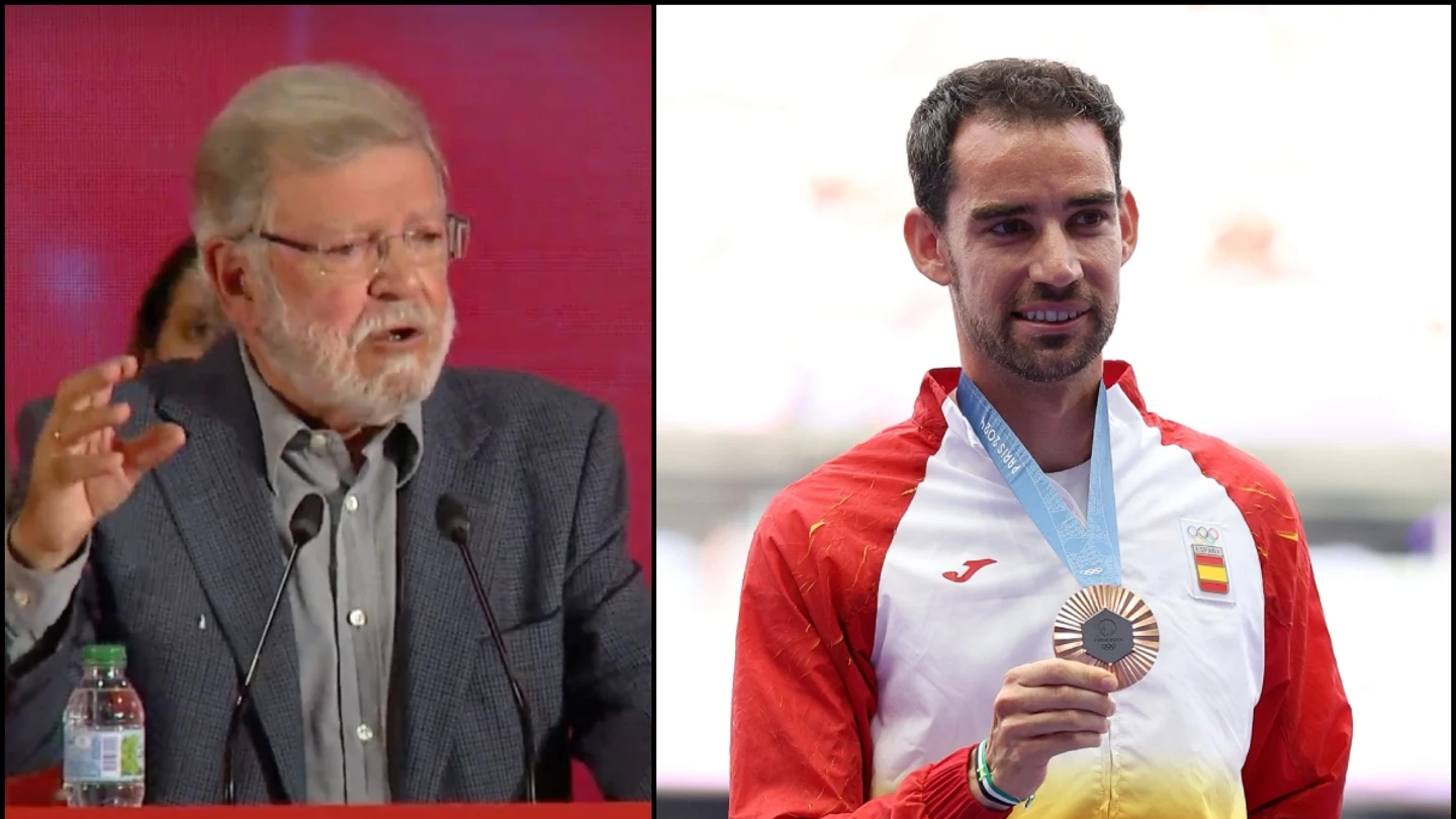Rodríguez Ibarra, a la izquierda; a la derecha, Álvaro Martín Rodríguez Ibarra, a la izquierda; a la derecha, Álvaro Martín