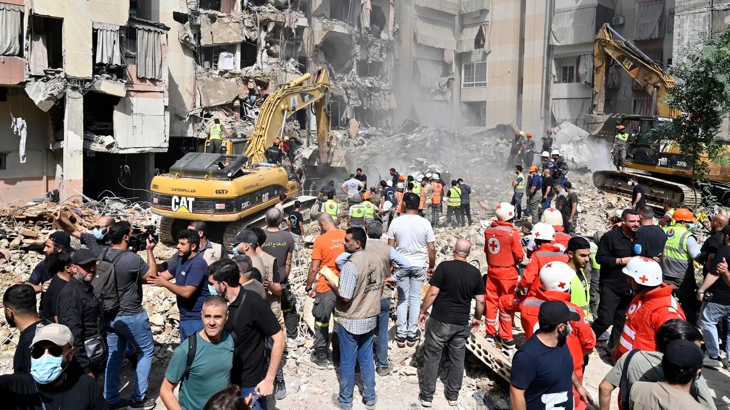 Bombardeo de Israel en el sur de Beirut Bombardeo de Israel en el sur de Beirut