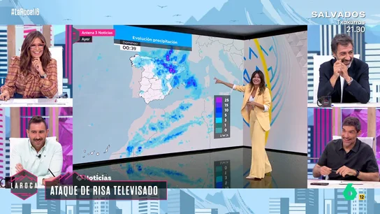 El desternillante ataque de risa de Himar González en pleno directo tras escuchar un chiste de Matías Prats El desternillante ataque de risa de Himar González en pleno directo tras escuchar un chiste de Matías Prats