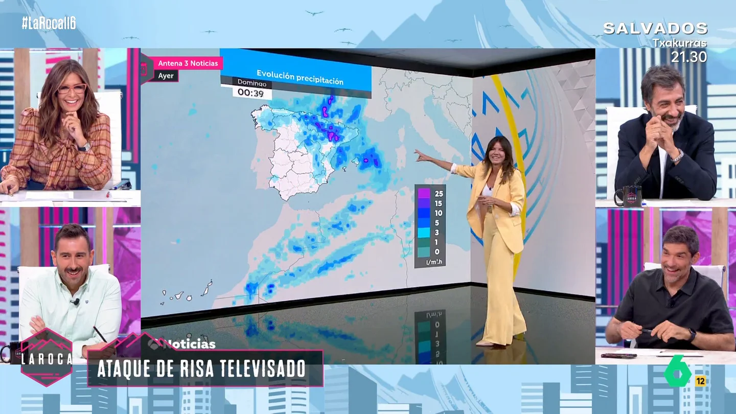 El desternillante ataque de risa de Himar González en pleno directo tras escuchar un chiste de Matías Prats El desternillante ataque de risa de Himar González en pleno directo tras escuchar un chiste de Matías Prats