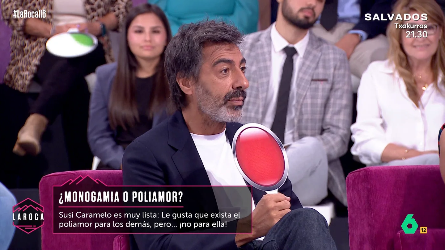 Juan del Val se muestra en contra de las relaciones abiertas delante de su mujer, Nuria Roca Juan del Val se muestra en contra de las relaciones abiertas delante de su mujer, Nuria Roca