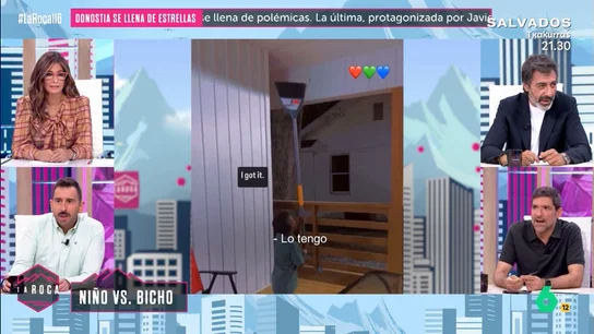 Nacho García conquista a sus compañeros con el tierno vídeo de un niño intentando salvar a su madre de un insecto Nacho García conquista a sus compañeros con el tierno vídeo de un niño intentando salvar a su madre de un insecto