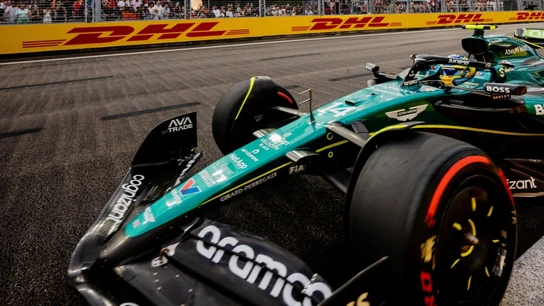 Fernando Alonso, en el AMR24 Fernando Alonso, en el AMR24