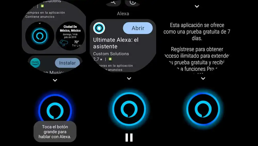Alexa en tu reloh Samsung Alexa en tu reloh Samsung