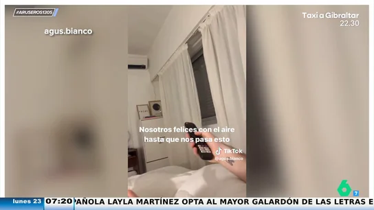 Un joven ya no puede ver su serie favorita, el mando de la TV activa el aire acondicionado: "Me sube la temperatura" Un joven ya no puede ver su serie favorita, el mando de la TV activa el aire acondicionado: "Me sube la temperatura"