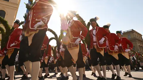 Desfile de Oktoberfest en Munich Desfile de Oktoberfest en Munich