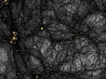 Simulación de la formación de estructuras de materia oscura Simulación de la formación de estructuras de materia oscura
