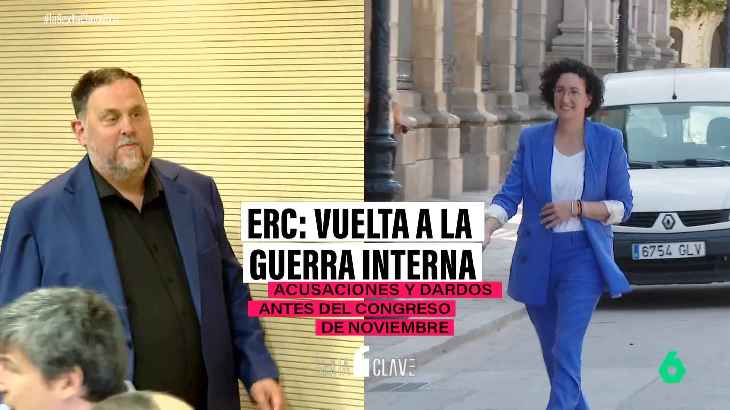 Un clásico de Esquerra a días del Congreso: Junqueras y Rovira separan sus caminos Un clásico de Esquerra a días del Congreso: Junqueras y Rovira separan sus caminos
