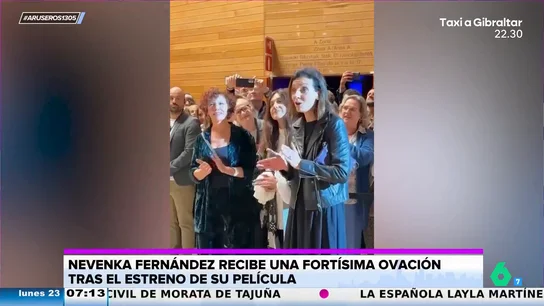 La emocionante ovación a Nevenka Fernández tras el estreno de 'Soy Nevenka' en el Festival de San Sebastián La emocionante ovación a Nevenka Fernández tras el estreno de 'Soy Nevenka' en el Festival de San Sebastián