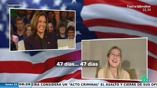 El vídeo viral en el que Meryl Streep llama "presidenta" a Kamala Harris en su entrevista con Oprah Winfrey  El vídeo viral en el que Meryl Streep llama "presidenta" a Kamala Harris en su entrevista con Oprah Winfrey
