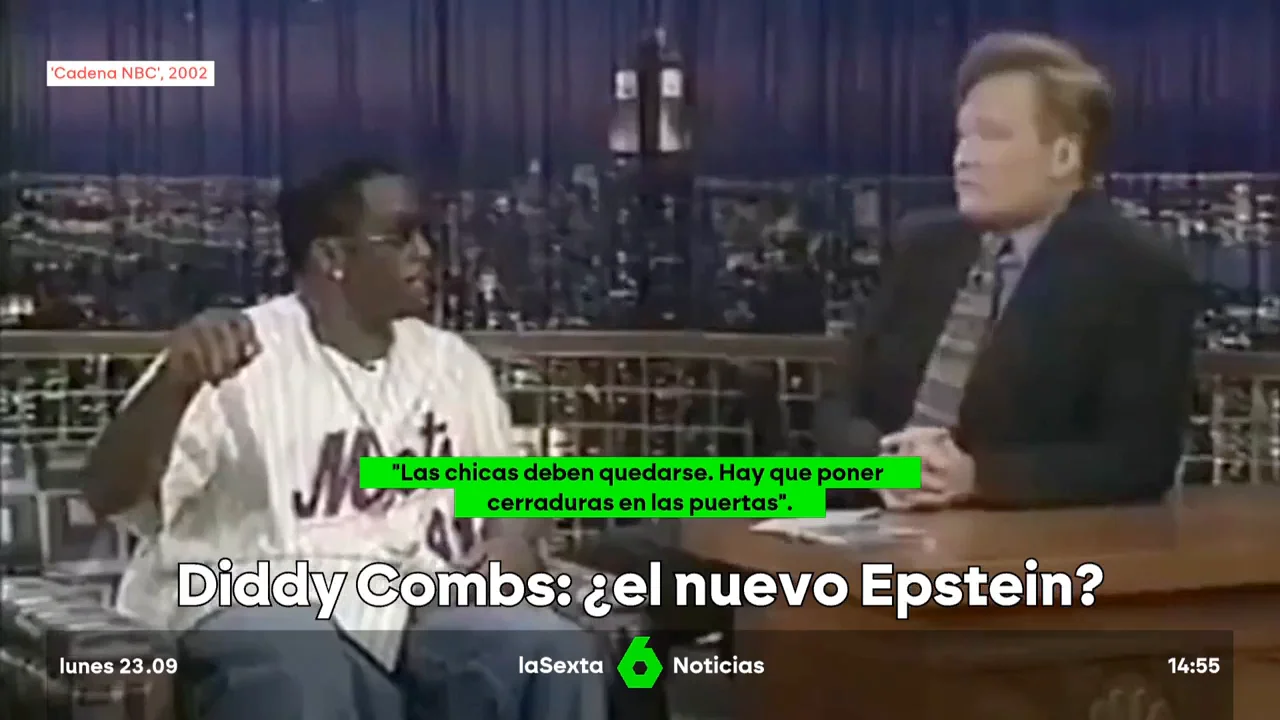 Diddy Combs, con Conan O'Brien