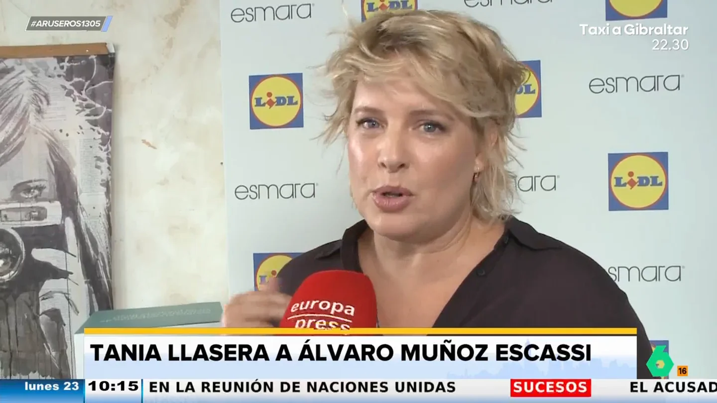 El 'dardo' de Tania Llasera a Álvaro Muñoz Escassi: "Si te enamoras de él, me santiguo por ti, suerte" El 'dardo' de Tania Llasera a Álvaro Muñoz Escassi: "Si te enamoras de él, me santiguo por ti, suerte"