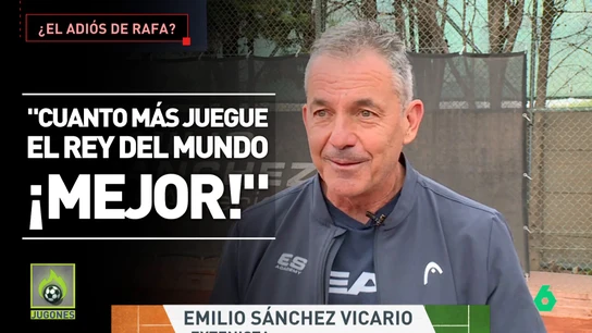 Emilio Sánchez Vicario analiza la posible retirada de Rafa Nadal Emilio Sánchez Vicario analiza la posible retirada de Rafa Nadal