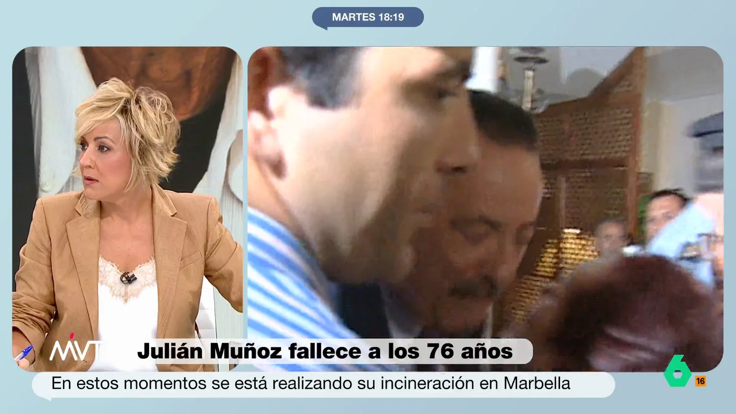 Cristina Pardo, sobre Julián Muñoz: "Los condenados por la Justicia dicen que han cumplido, pero no devuelven un puto duro" Cristina Pardo reflexiona en este vídeo sobre Julián Muñoz y otros políticos que, tras cumplir condena por corrupción, aseguran que han cumplido con la Justicia. "Has estado en la cárcel, pero no te devuelven ni un puto duro", afirma.