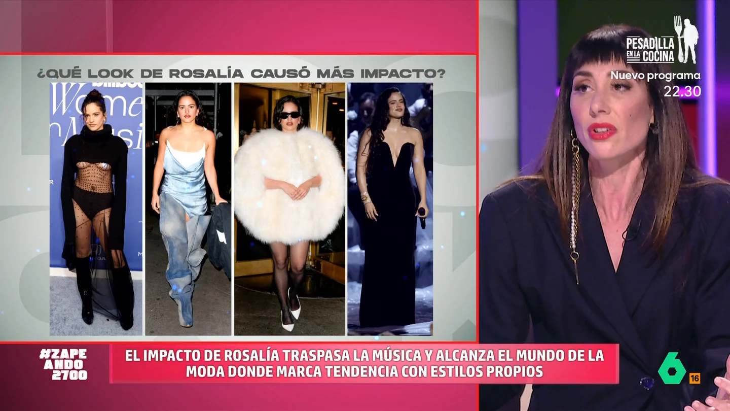 ¿Cuál es el look de Rosalía más impactante?: Natalia Ferviú da su veredicto La cantante catalana cumple 32 años siendo una artista de referencia, no solo por su propuesta musical sino también gracias a sus numerosos looks que han demostrado que es capaz de marcar tendencia.