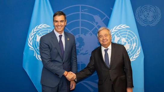 Sánchez muestra su "enorme preocupación" por los bombardeos en Líbano durante un encuentro con Guterres Sánchez muestra su "enorme preocupación" por los bombardeos en Líbano durante un encuentro con Guterres