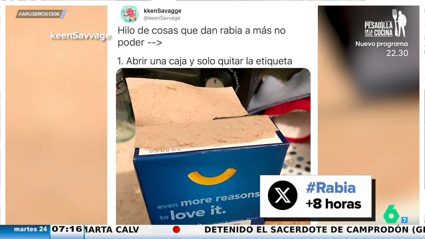 El hilo viral que expone las cosas que más rabia dan: desde abrir mal una caja al rollo de film transparente El hilo viral que expone las cosas que más rabia dan: desde abrir mal una caja al rollo de film transparente
