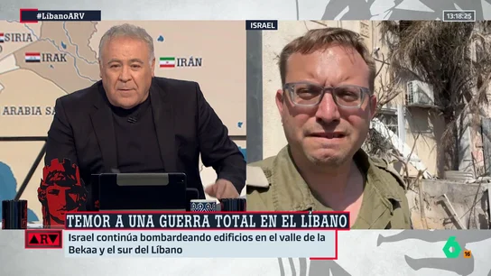 "Están muriendo civiles, están muriendo niños": la advertencia de Ferreras a un capitán israelí ante la ofensiva en el Líbano "Están muriendo civiles, están muriendo niños": la advertencia de Ferreras a un capitán israelí ante la ofensiva en el Líbano