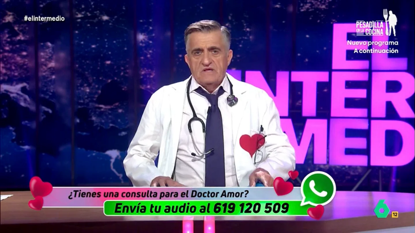 Wyoming 'receta' a una espectadora una estampita de San Judas Tadeo para que encuentre pareja: "Aprovecha y pide dos" Wyoming se pone la bata del 'doctor Amor' para resolver la dudas sentimentales de los espectadores. El presentador ayuda a un televidente que quiere devolver la chispa a su relación y a una chica que no encuentra a su hombre ideal.