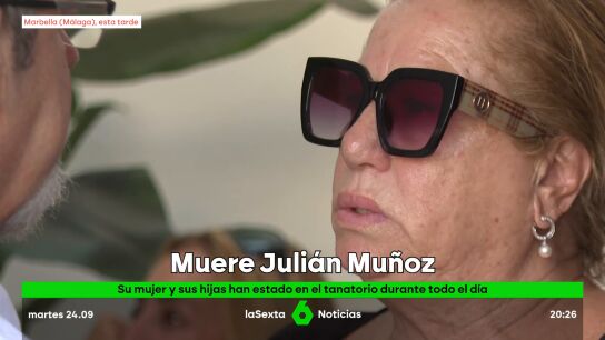 El &uacute;ltimo adi&oacute;s a Juli&aacute;n Mu&ntilde;oz: amigos y familiares despiden al exalcalde de Marbella