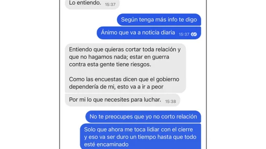 Conversación entre Alvise Pérez y Captura de la conversación de Alvise Pérez y Álvaro Romillo Conversación entre Alvise Pérez y Captura de la conversación de Alvise Pérez y Álvaro Romillo