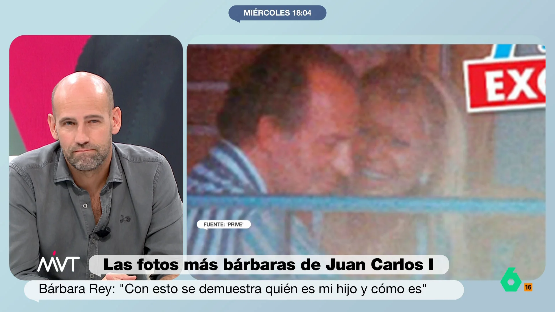 Gonzalo Miró reacciona en este vídeo a la publicación en una revista holandesa de las fotos íntimas del rey Juan Carlos con Bárbara Rey, si bien afirma que "no creo que vaya a tener más consecuencias de las que ya ha tenido hasta ahora".