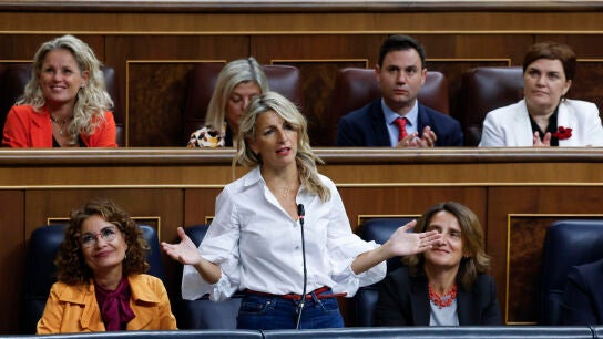 La vicepresidenta segunda y Ministra de Trabajo Yolanda D&iacute;az