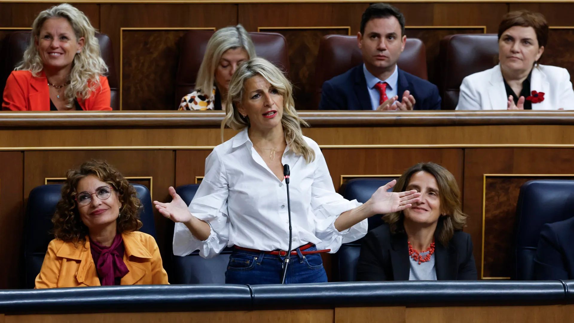 La vicepresidenta segunda y Ministra de Trabajo Yolanda Díaz