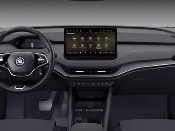 El interior del Skoda Enyaq El interior del Skoda Enyaq