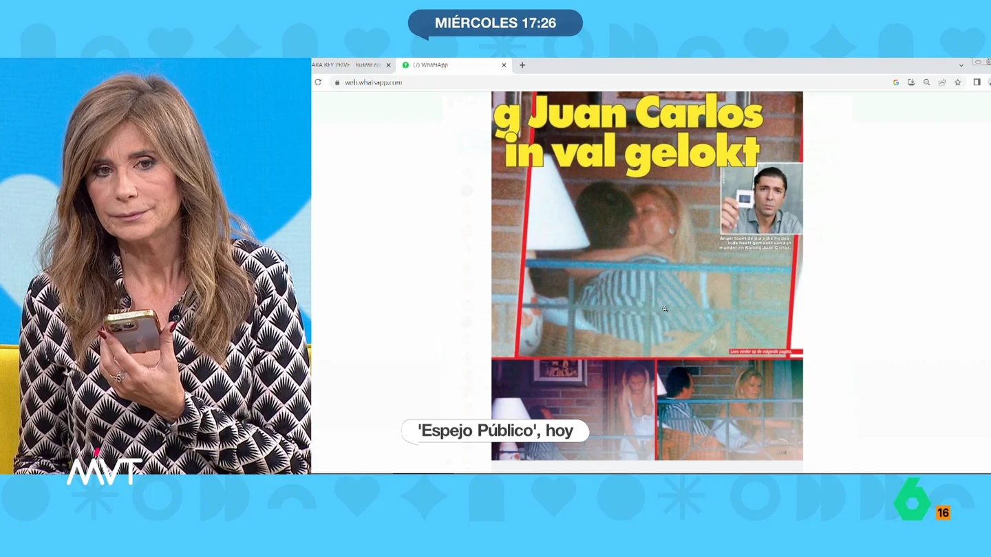 Sofía Cristo reacciona a las imágenes de Bárbara Rey besándose con el rey Juan Carlos: "¿Cómo se puede ser tan malnacido?" Sofía Cristo reacciona a las imágenes de Bárbara Rey besándose con el rey Juan Carlos: "¿Cómo se puede ser tan malnacido?"