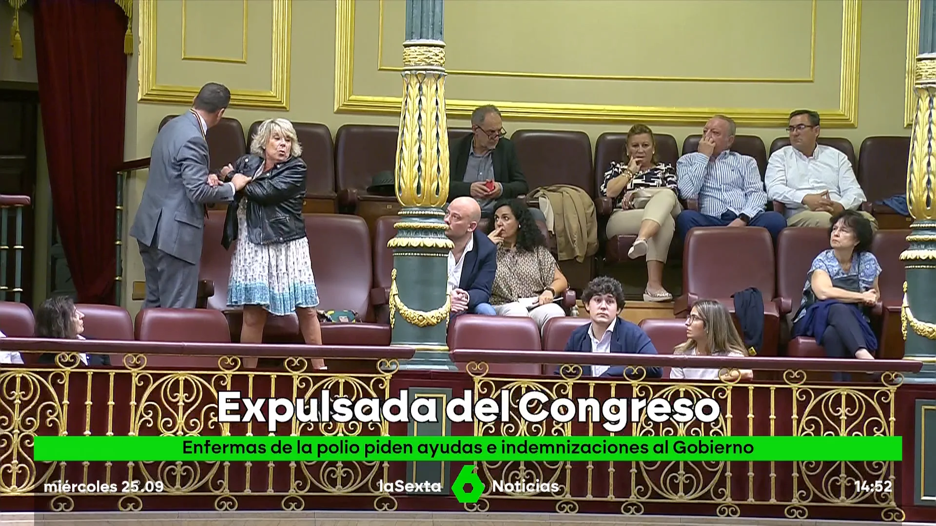 expulsada del Congreso