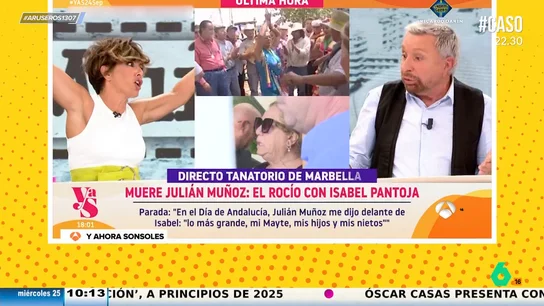 Sonsoles Onega estalla con Parada por decir que Mayte Zaldívar no sabía de los cuernos de Julián Muñoz con Isabel Pantoja Sonsoles Onega estalla con Parada por decir que Mayte Zaldívar no sabía de los cuernos de Julián Muñoz con Isabel Pantoja