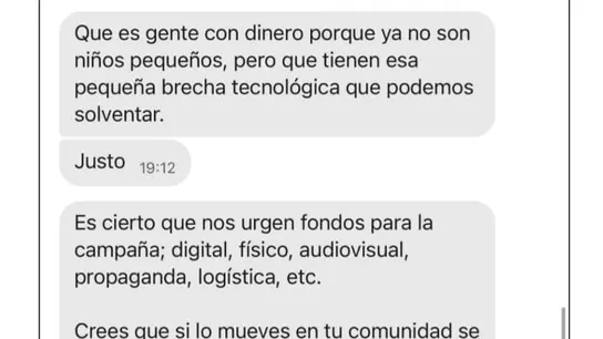 Conversación entre Alvise Pérez y Captura de la conversación de Alvise Pérez y Álvaro Romillo Conversación entre Alvise Pérez y Captura de la conversación de Alvise Pérez y Álvaro Romillo