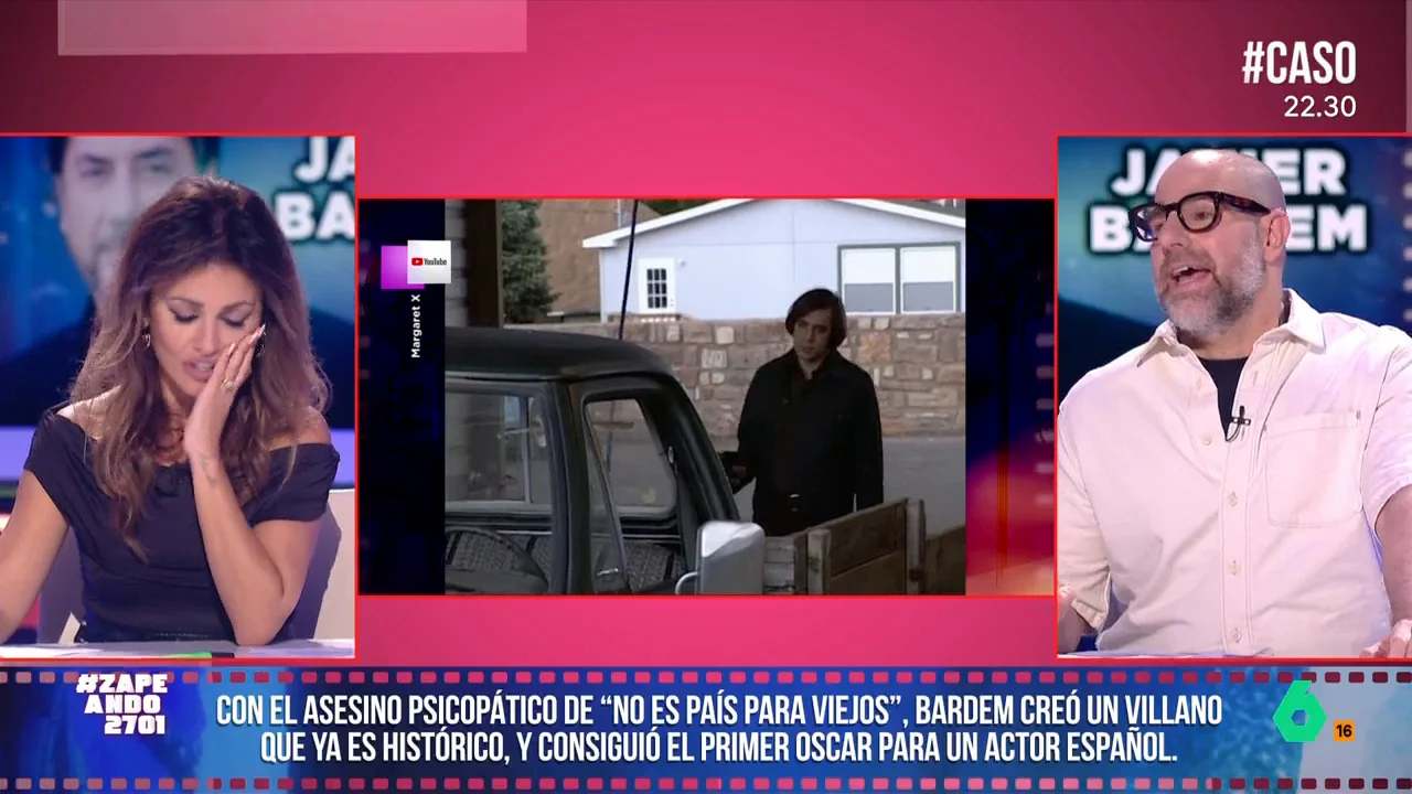 La zapeadora, que además es cuñada del actor, es muy fan de sus películas pero uno de los papeles que ha encarnado el actor le da absoluto terror. 