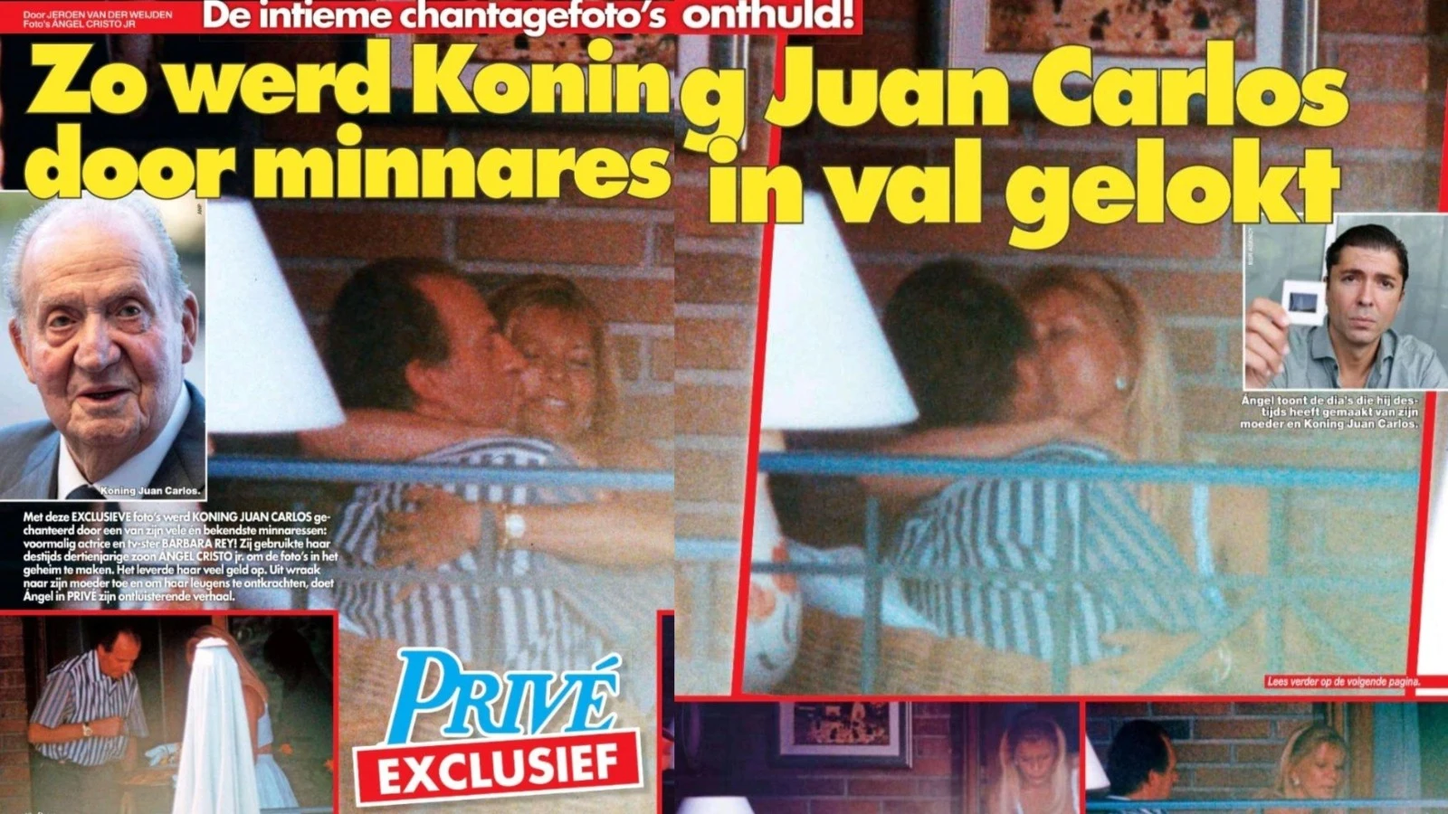 Salen a la luz fotografías íntimas del rey Juan Carlos y Bárbara Rey besándose