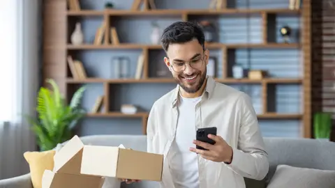 Recibir un teléfono móvil nuevo Recibir un teléfono móvil nuevo