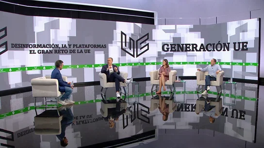 Participantes del debate 'Desinformación, IA y plataformas, el gran reto de la UE' Participantes del debate 'Desinformación, IA y plataformas, el gran reto de la UE'