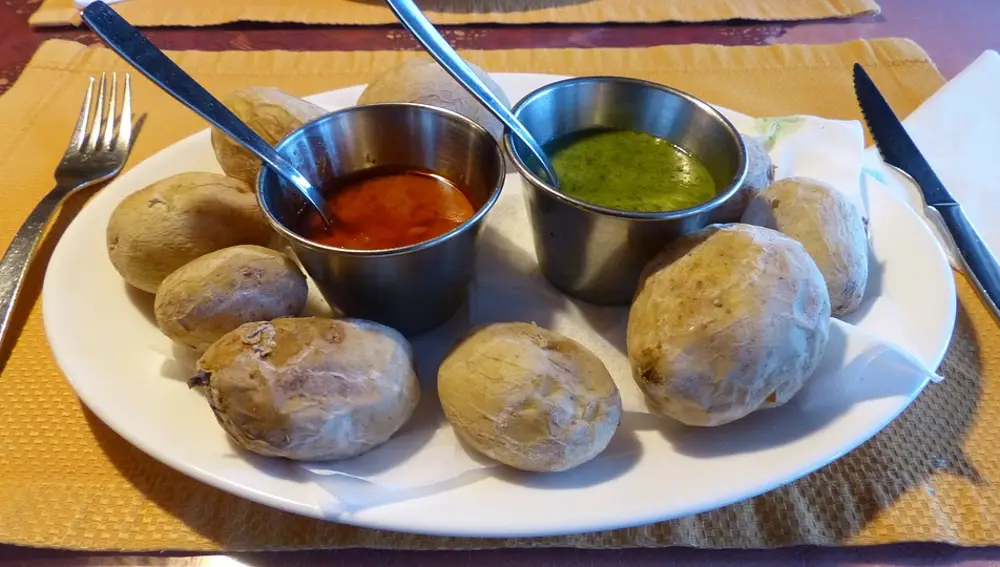 Papas arrugadas con mojo Papas arrugadas con mojo