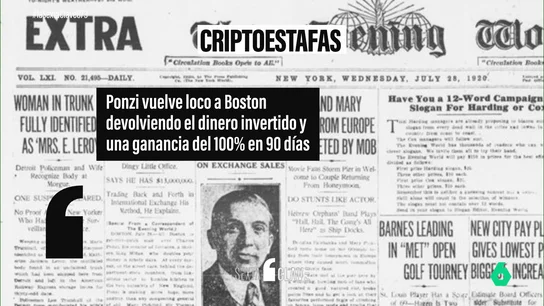Así funciona el 'esquema Ponzi' usado por el empresario de criptomonedas que donó 100.000 euros a Alvise Pérez Así funciona el 'esquema Ponzi' usado por el empresario de criptomonedas que donó 100.000 euros a Alvise Pérez