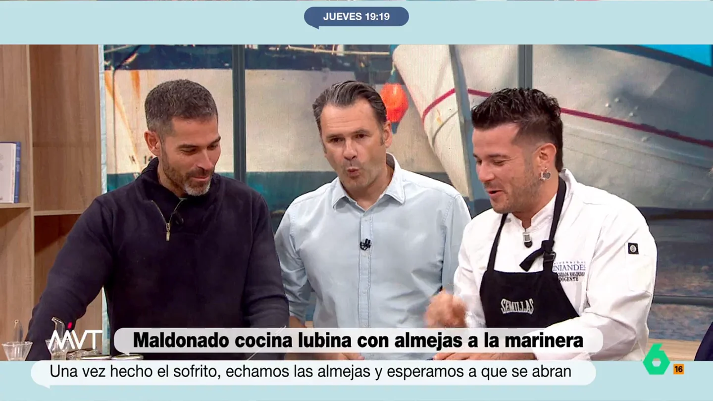 Iñaki López alucina con el precio de las almejas Iñaki López alucina con el precio de las almejas
