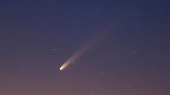 El cometa C/2023 A3 (Tsuchinshan-ATLAS), del que se espera que sea uno de los más brillantes del siglo, ha comenzado a verse sobre Canarias en la madrugada de este miércoles. El cometa C/2023 A3 (Tsuchinshan-ATLAS), del que se espera que sea uno de los más brillantes del siglo, ha comenzado a verse sobre Canarias en la madrugada de este miércoles.