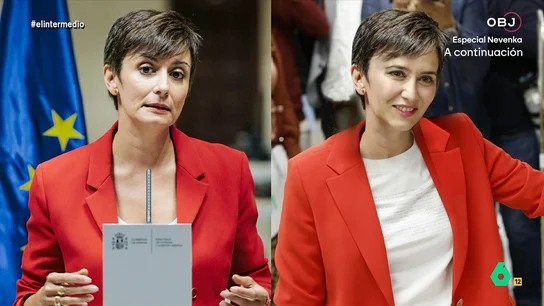 Dani Mateo 'descubre' que Ayuso e Isabel Rodríguez son gemelas: "Una se fue a Génova y la otra a Ferraz" El colaborador de El Intermedio tiene una llamativa teoría que intenta probar copiando el peinado de la ministra de Vivienda en la presidenta de la Comunidad de Madrid.