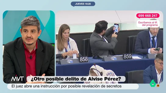 Pérez Medina, sobre Alvise tras difundir una foto de la hija de Sánchez: "La acompañaron de mensajes machistas y vomitivos" El agitador de extrema derecha se enfrenta ahora a un nuevo problema judicial después de que la Audiencia de Sevilla haya visto un posible delito después de que publicara en sus redes una foto de la hija de Pedro Sánchez.