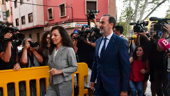 El presidente del Parlament balear, Gabriel Le Senne, llega a los juzgados de Palma El presidente del Parlament balear, Gabriel Le Senne, llega a los juzgados de Palma
