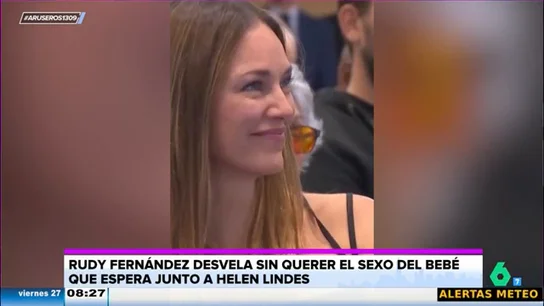 Rudy Fernández desvela en su despedida el sexo de su próximo bebé ante una emocionada Helen Lindes Rudy Fernández desvela en su despedida el sexo de su próximo bebé ante una emocionada Helen Lindes