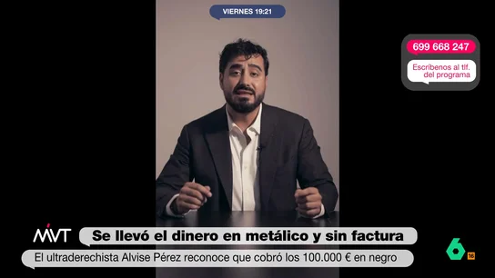 Iñaki López carga contra Alvise Pérez tras aceptar haber cobrado en negro Iñaki López carga contra Alvise Pérez tras aceptar haber cobrado en negro