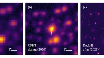 Imagen de la zona en la que localizaron el exoplaneta