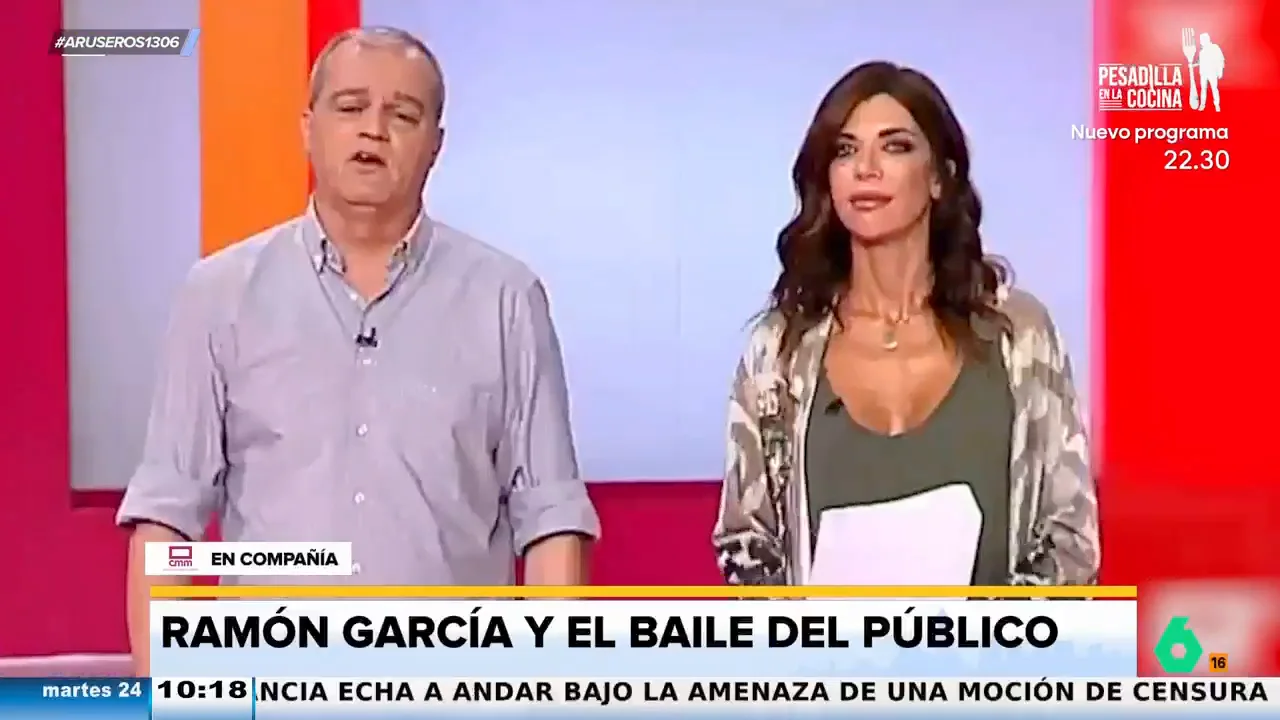 Ramón García, al baile que hace el público: "Igual es mejor enfocar al bote de membrillo"