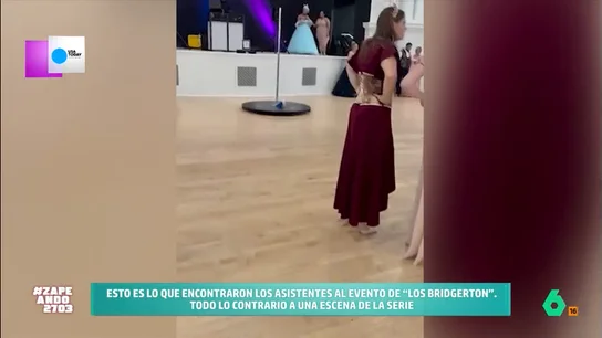 Un evento estilo Bridgerton en EEUU termina con una stripper haciendo pole dance La fiesta prometía vestidos de época y comida exquisita pero la falta de organización y una decoración cutre y descuidada empañó un evento muy esperado por los fans de la serie.